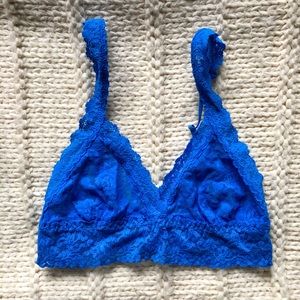 Hanky Panky blue bralette NWOT small S
